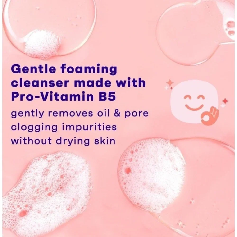 3 Pack - Clean & Clear Essentials Oil-Free Foaming Facial Cleanser 8 floz Sealed